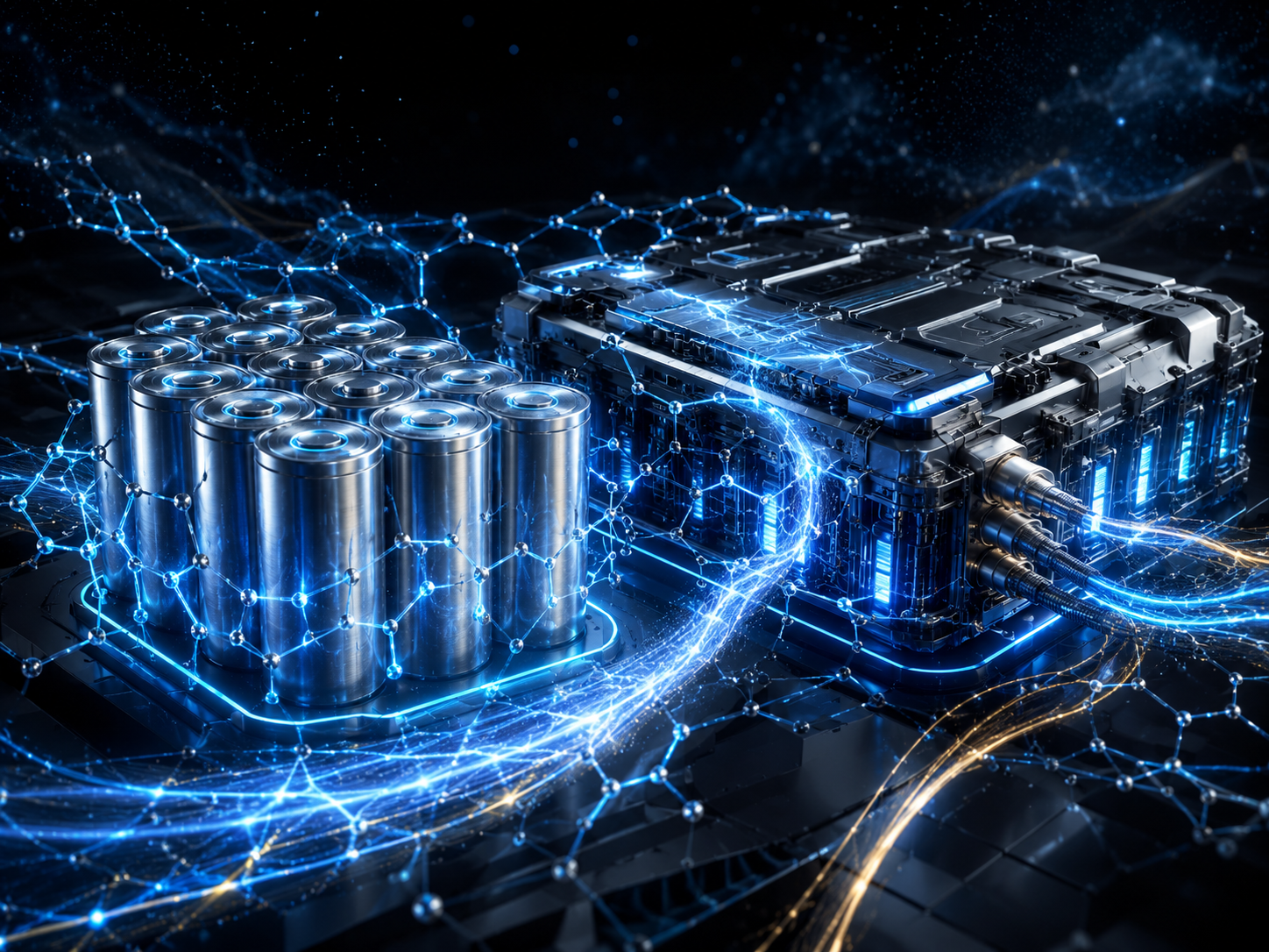 Energy storage concept visualization